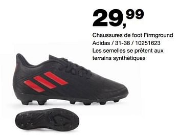 Promotions Chaussures de foot firmground adidas - Adidas - Valide de 25/08/2021 à 12/09/2021 chez Bristol