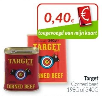Promoties Target corned beef - Target - Geldig van 31/08/2021 tot 30/09/2021 bij Intermarche