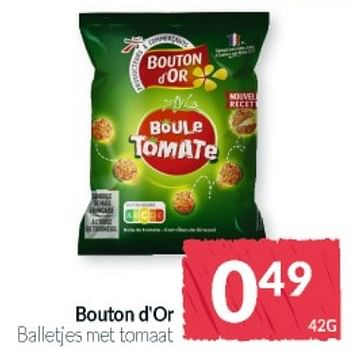 Promoties Bouton d`or balletjes met tomaat - Bouton D'Or - Geldig van 31/08/2021 tot 30/09/2021 bij Intermarche