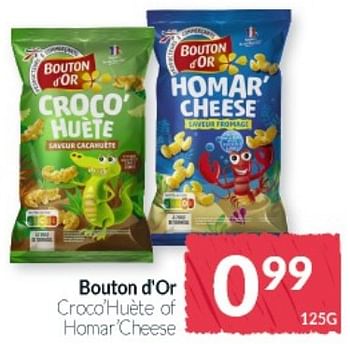 Promoties Bouton d`or crocohuète of homar`chese - Bouton D'Or - Geldig van 31/08/2021 tot 30/09/2021 bij Intermarche