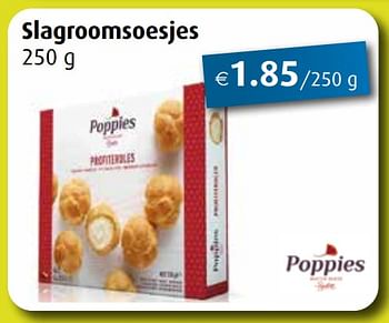 Promoties Slagroomsoesjes - Poppies - Geldig van 30/08/2021 tot 25/09/2021 bij Aronde
