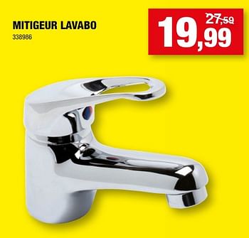 Promotions Mitigeur lavabo - AquaTrends - Valide de 01/09/2021 à 05/09/2021 chez Hubo