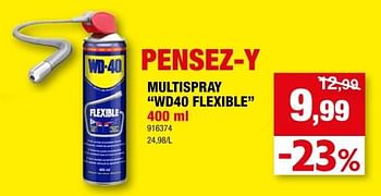 Promotions Multispray wd40 flexible - WD-40 - Valide de 01/09/2021 à 05/09/2021 chez Hubo