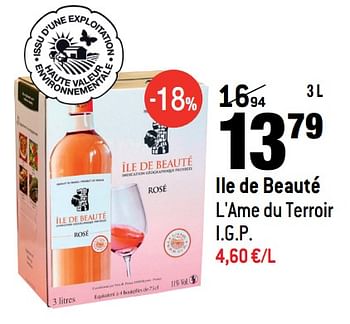 Promoties Ile de beauté l`ame du terroir i.g.p. - Rosé wijnen - Geldig van 01/09/2021 tot 28/09/2021 bij Match