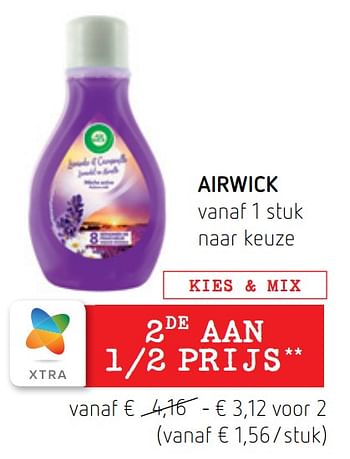 Promoties Airwick - Airwick - Geldig van 09/09/2021 tot 22/09/2021 bij Spar (Colruytgroup)