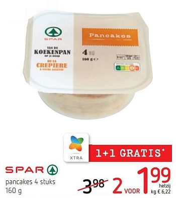 Promoties Pancakes - Spar - Geldig van 09/09/2021 tot 22/09/2021 bij Spar (Colruytgroup)