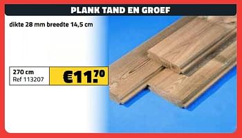 Promoties Plank tand en groef - Huismerk - Bouwcenter Frans Vlaeminck - Geldig van 01/09/2021 tot 30/09/2021 bij Bouwcenter Frans Vlaeminck
