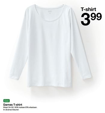 Promoties T-shirt - Huismerk - Zeeman  - Geldig van 04/09/2021 tot 10/09/2021 bij Zeeman