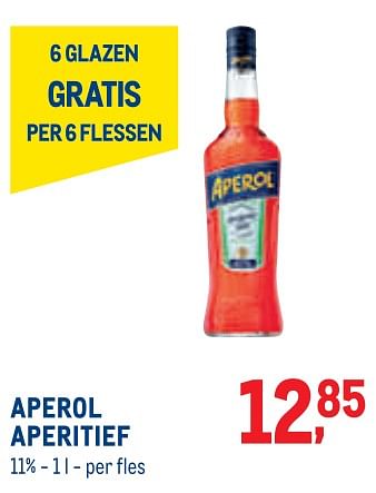 Promoties Aperol aperitief - Aperol - Geldig van 01/09/2021 tot 30/09/2021 bij Metro