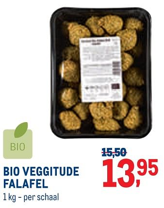 Promoties Bio veggitude falafel - Veggitude - Geldig van 01/09/2021 tot 30/09/2021 bij Metro