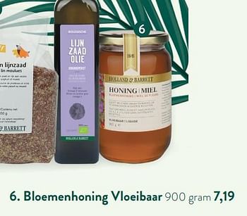 Promoties Bloemenhoning vloeibaar - Huismerk - Holland & Barrett - Geldig van 06/09/2021 tot 03/10/2021 bij Holland & Barret