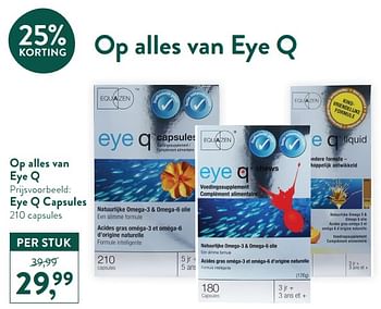 Promoties Eye q capsules - Huismerk - Holland & Barrett - Geldig van 06/09/2021 tot 03/10/2021 bij Holland & Barret