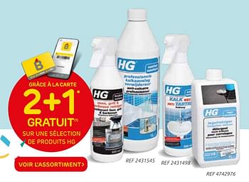 Promotions 2+1 gratuit sur une sélection de produits hg - HG - Valide de 08/09/2021 à 20/09/2021 chez Brico