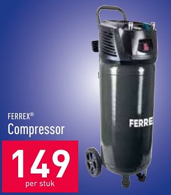 Promoties Ferrex compressor - Ferrex - Geldig van 13/09/2021 tot 24/09/2021 bij Aldi