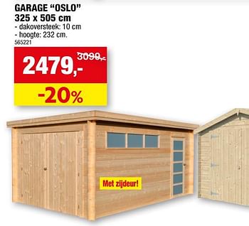 Promotions Garage oslo - Gardenas - Valide de 08/09/2021 à 19/09/2021 chez Hubo