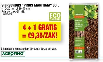 Promoties Sierschors pinus maritima - Agrofino - Geldig van 08/09/2021 tot 19/09/2021 bij Hubo