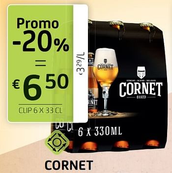 Promoties Cornet - Cornet  - Geldig van 10/09/2021 tot 23/09/2021 bij BelBev