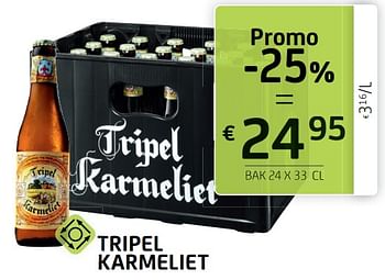 Promoties Tripel karmeliet - TRipel Karmeliet - Geldig van 10/09/2021 tot 23/09/2021 bij BelBev