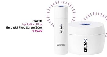 Promoties Kenzoki hydration flow essential flow serum - Kenzoki - Geldig van 06/09/2021 tot 03/10/2021 bij ICI PARIS XL