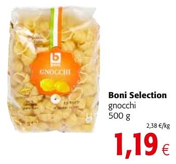 Promotions Boni selection gnocchi - Boni - Valide de 08/09/2021 à 21/09/2021 chez Colruyt