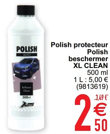 Promotions Polish protecteur polish beschermer xl clean - Produit maison - Cora - Valide de 14/09/2021 à 27/09/2021 chez Cora