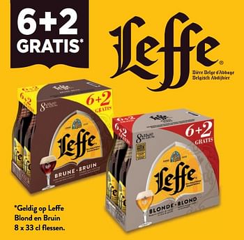 Promoties Leffe 6+2 gratis - Leffe - Geldig van 22/09/2021 tot 05/10/2021 bij Alvo