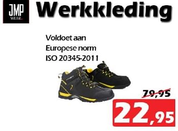 Promoties Werkkleding werkschoenen - JMP - Geldig van 02/09/2021 tot 26/09/2021 bij Itek