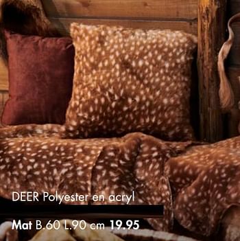 Promoties Deer mat - Huismerk - Casa - Geldig van 13/09/2021 tot 31/10/2021 bij Casa