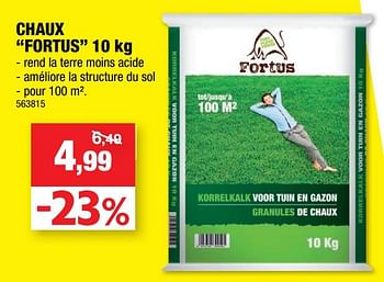 Promotions Chaux fortus - Fortus - Valide de 08/09/2021 à 19/09/2021 chez Hubo