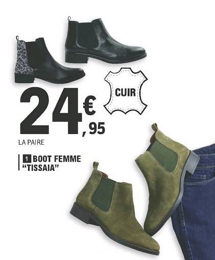 boots tissaia leclerc