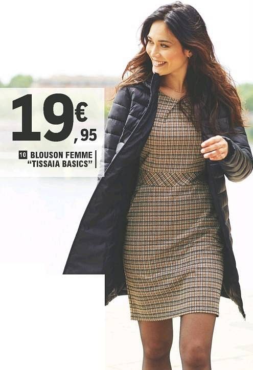 Tissaia Blouson femme tissaia basics En promotion chez E.Leclerc