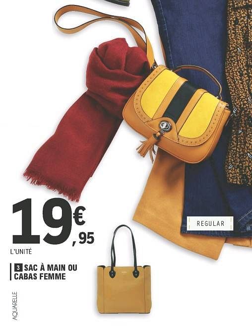 Produit Maison E.Leclerc Sac main ou cabas femme En