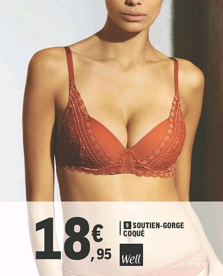 Soutien gorge well discount leclerc