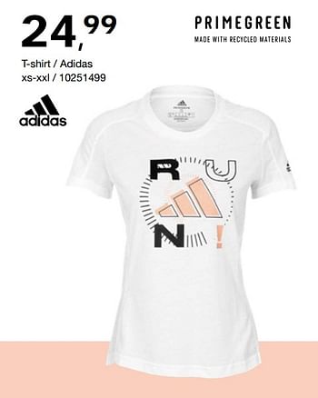 Promoties T-shirt - adidas - Adidas - Geldig van 17/09/2021 tot 10/10/2021 bij Bristol