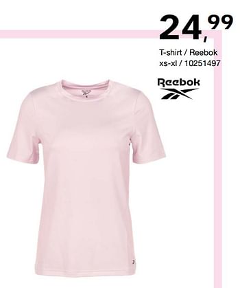 Promoties T-shirt - reebok - Reebok - Geldig van 17/09/2021 tot 10/10/2021 bij Bristol