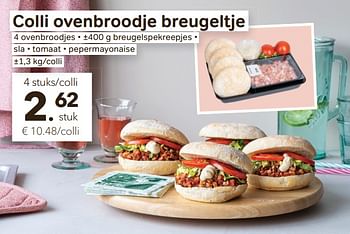 Promoties Colli ovenbroodje breugeltje - Huismerk - Bon'Ap - Geldig van 15/09/2021 tot 28/09/2021 bij Bon'Ap
