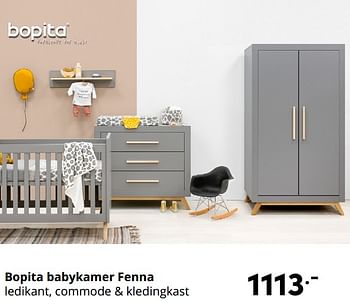 Promoties Bopita babykamer fenna - Bopita - Geldig van 19/09/2021 tot 25/09/2021 bij Baby & Tiener Megastore