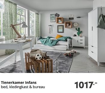 Promoties Tienerkamer infans - Huismerk - Baby & Tiener Megastore - Geldig van 19/09/2021 tot 25/09/2021 bij Baby & Tiener Megastore