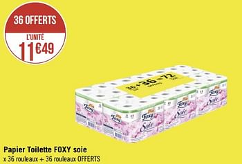 Foxy Papier toilette foxy soie - En promotion chez Géant Casino