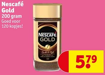 Promotions Nescafé gold - Nescafe - Valide de 21/09/2021 à 26/09/2021 chez Kruidvat