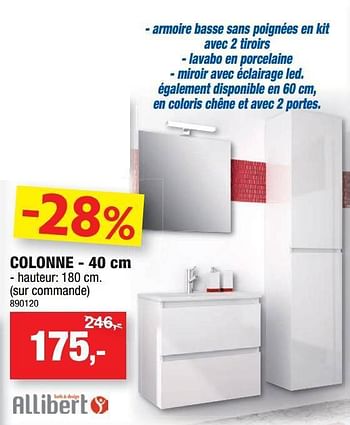 Promotions Colonne livo - Allibert - Valide de 22/09/2021 à 03/10/2021 chez Hubo