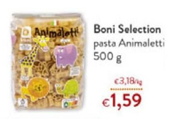 Promoties Boni selection pasta animaletti - Boni - Geldig van 22/09/2021 tot 05/10/2021 bij OKay