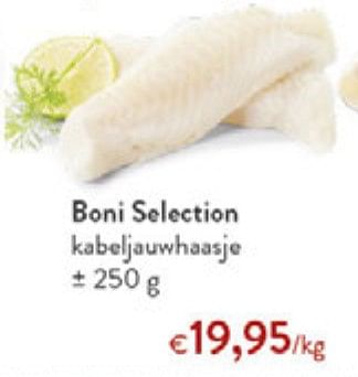 Promoties Boni selection kabeljauwhaasje - Boni - Geldig van 22/09/2021 tot 05/10/2021 bij OKay