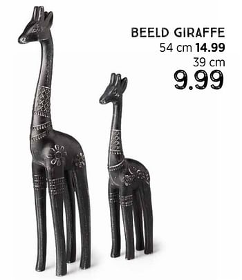 Promoties Beeld giraffe - Huismerk - Xenos - Geldig van 20/09/2021 tot 03/10/2021 bij Xenos