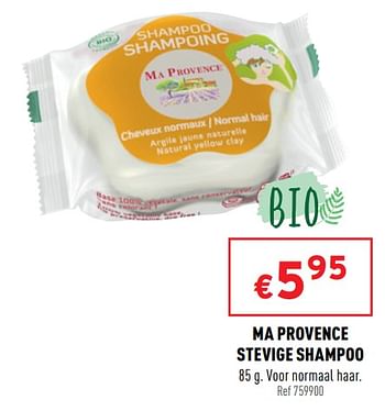Promotions Ma provence stevige shampoo - Ma Provence - Valide de 22/09/2021 à 26/09/2021 chez Trafic