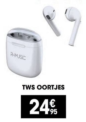 Promoties R-music tws oortjes - R-Music - Geldig van 30/09/2021 tot 17/10/2021 bij Electro Depot