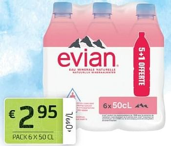 Promoties Evian - Evian - Geldig van 01/10/2021 tot 14/10/2021 bij BelBev