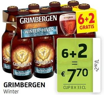 Promoties Grimbergen winter - Grimbergen - Geldig van 01/10/2021 tot 14/10/2021 bij BelBev