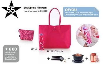 Promoties Set spring flowers - Huismerk - Tupperware - Geldig van 27/09/2021 tot 31/10/2021 bij Tupperware