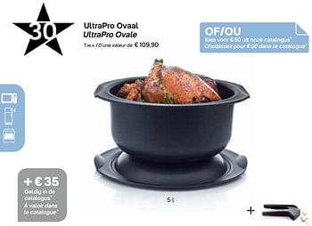 Promoties Ultrapro ovaal ultrapro ovale - Huismerk - Tupperware - Geldig van 27/09/2021 tot 31/10/2021 bij Tupperware